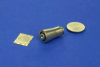 RB Model 35A09 Railroad flat buffer turned and photo etch brass kit set contains two buffers 1/35